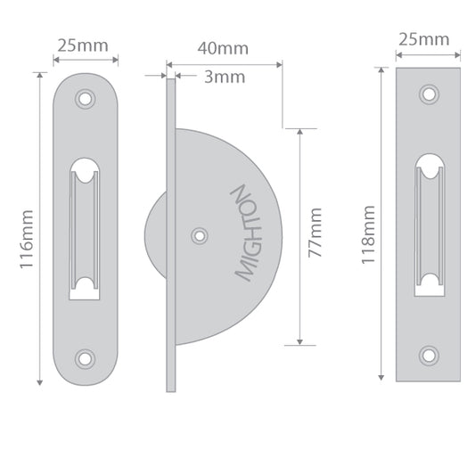 Sash Pullys | Pairs
