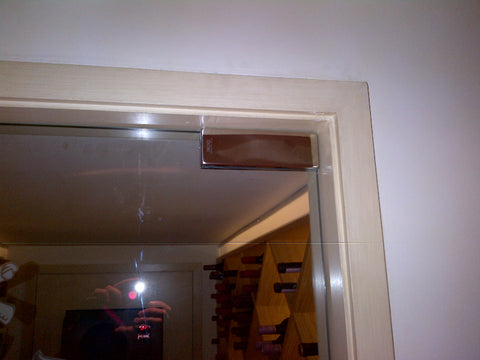 Frameless Glass Wine Store Door