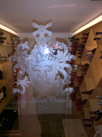 Frameless Glass Wine Store Door