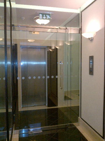 St Swithins Lane - Mirrors, Spayed Wall Claddings, Frameless Entrace