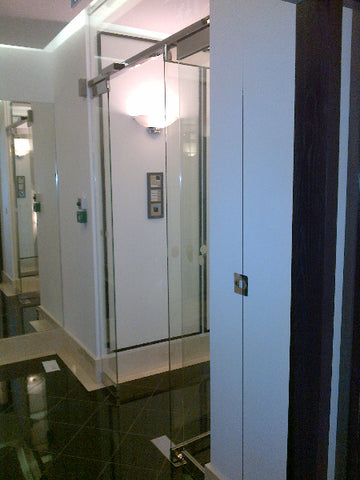 St Swithins Lane - Mirrors, Spayed Wall Claddings, Frameless Entrace